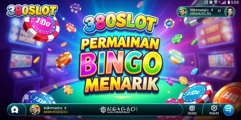 Screenshot utama 380SLOT menunjukkan momen seru bermain Bingo.