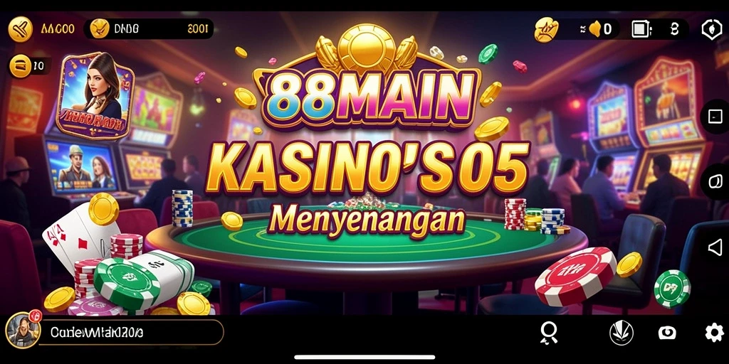Tampilan gameplay Kasino yang menarik di 88MAIN.