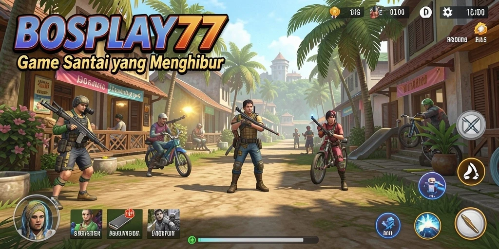 Tampilan gameplay menyenangkan dengan grafis cerah dan interaksi sederhana.