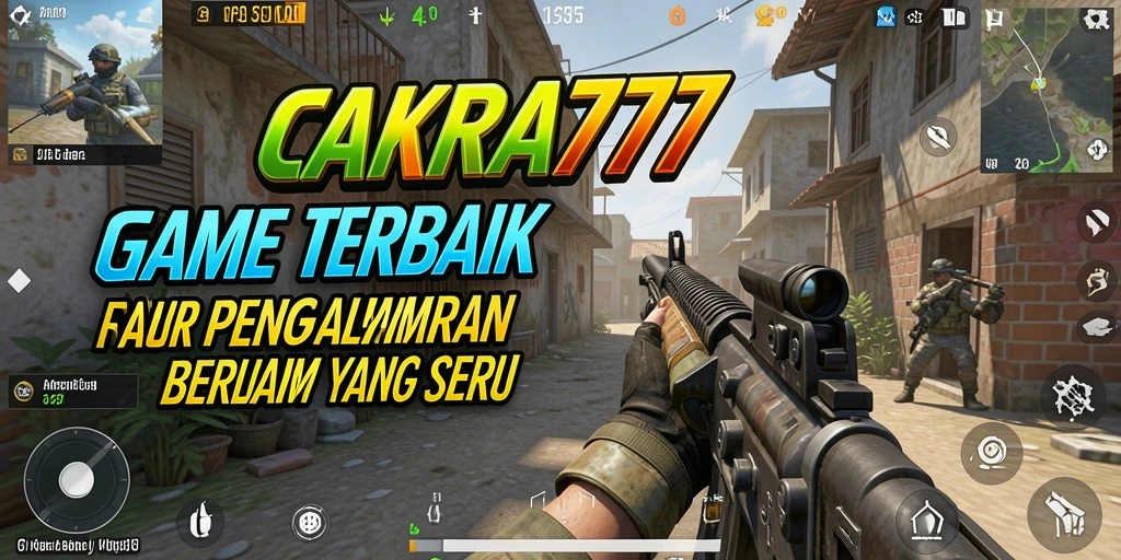 Tampilan seru gameplay CAKRA777 dengan aksi tembak-menembak yang intens.