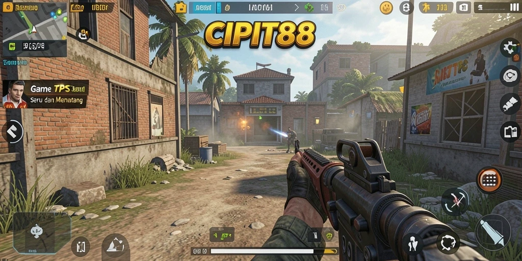 Tampilan gameplay seru dan aksi mendebarkan di CIPIT88.