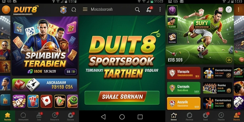 Tampilan screenshot utama DUIT8 menampilkan pengalaman taruhan olahraga yang menarik.