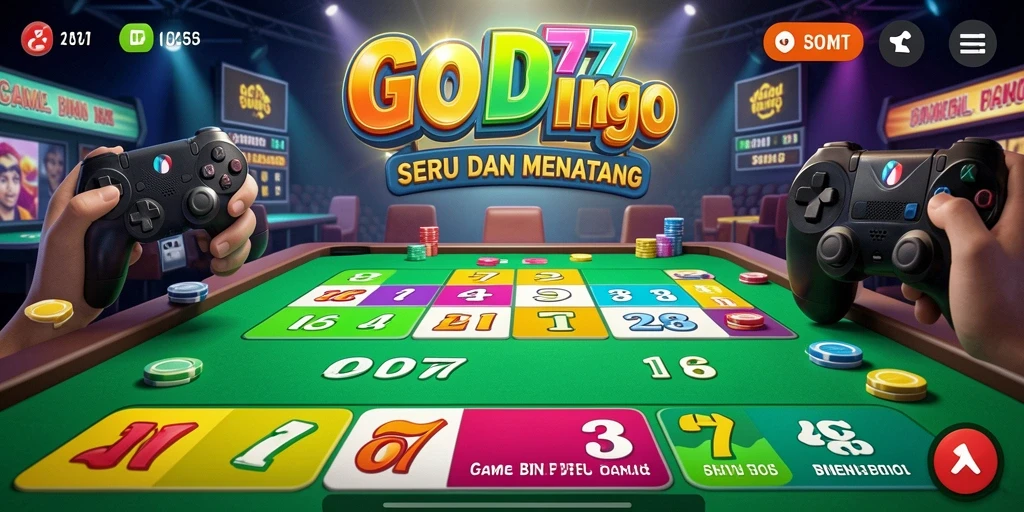 Menampilkan gameplay menarik dari game Bingo GOD77.