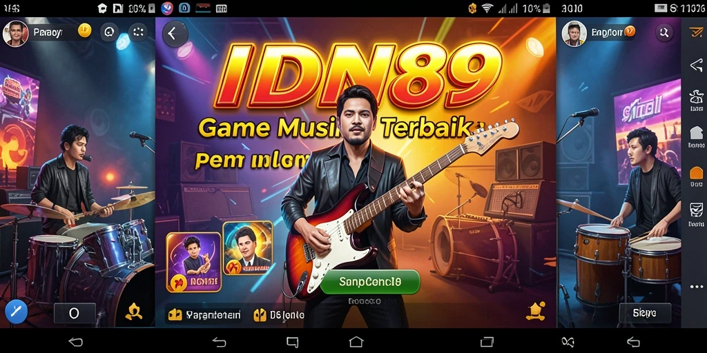 Tampilan menarik dari gameplay IDN89 dengan musik yang menggugah semangat.