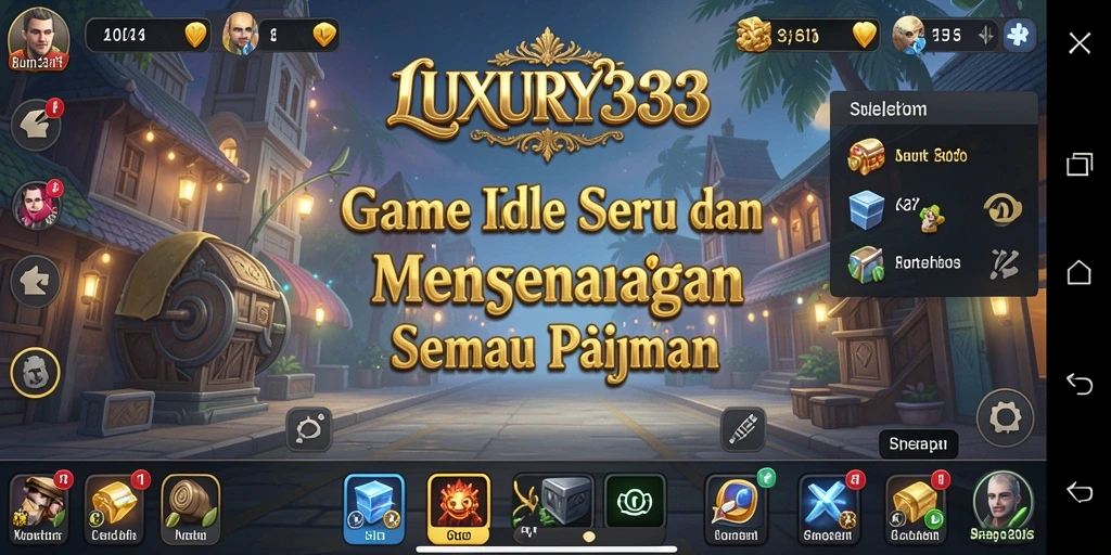 Tampilan gameplay LUXURY333 dengan interaksi yang menarik dan visual memukau.