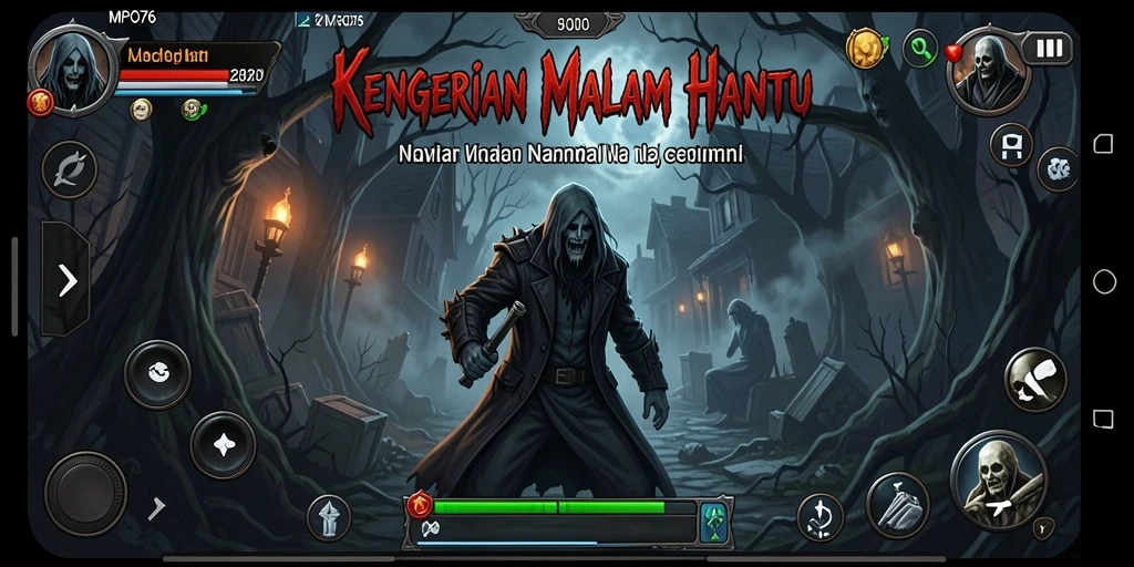 Tampilan mencekam dari gameplay MPO76 yang menegangkan.