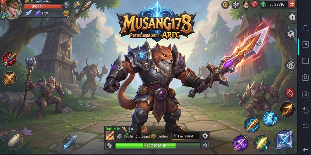 Screenshot tampilan gameplay ARPG yang seru dan mendebarkan.