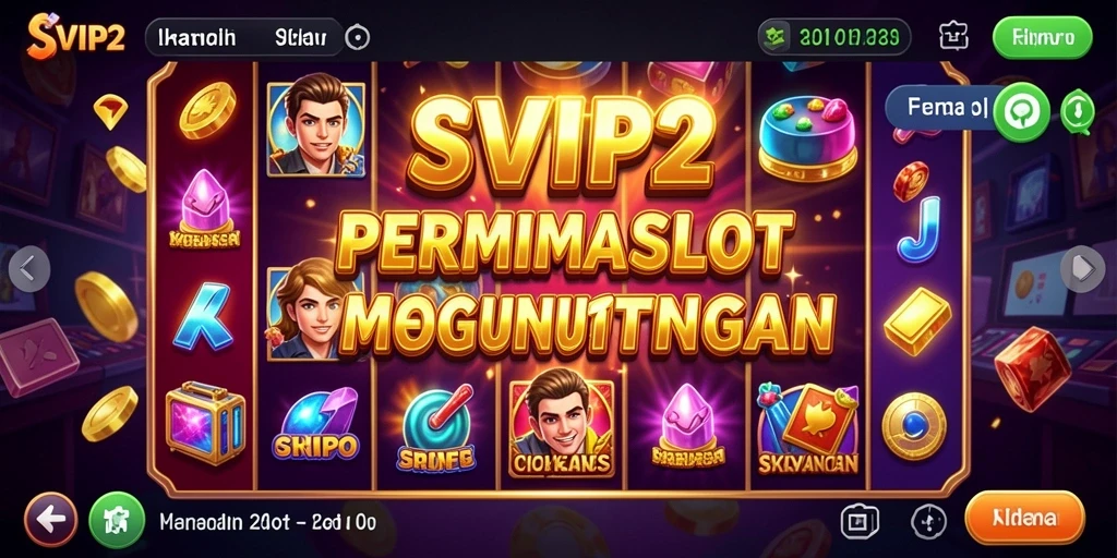 Screenshot permainan SVIP2 dengan tampilan gameplay slot yang mengesankan.