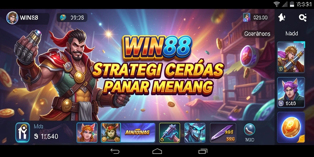 Tampilan gameplay seru dan strategi dalam WIN88.