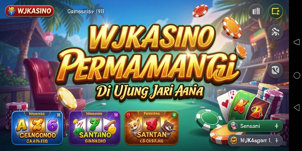 Tampilan menarik dari gameplay WJKASINO yang seru dan santai.
